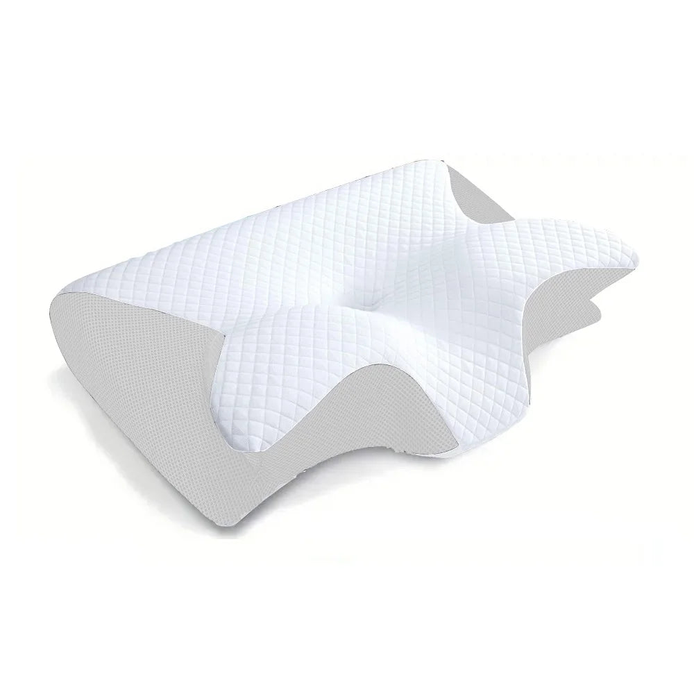 Pure Vital Premium Memory Foam Cervical Pillow – 2-in-1 Ergonomic Orthopedic Support for Neck Pain Relief