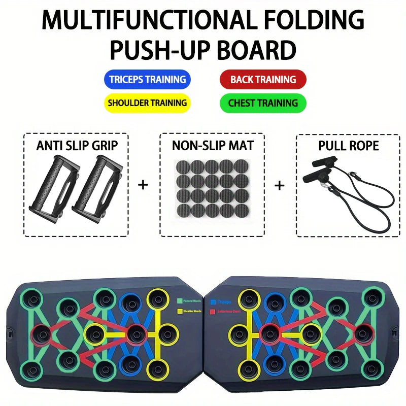 Pure Vital Portable Multifunctional Push-Up Board 